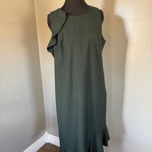 Banana Republic medium length green dress size 12